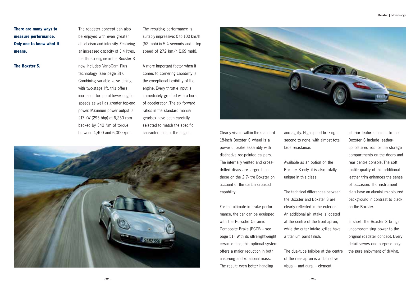 2007 Porsche Boxster Brochure Page 51